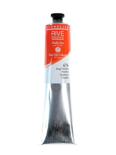 Sennelier Rive Gauche Oil Paint  200ml  Vermillion